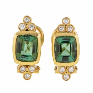 Earrings, 2nd half of the 20th century.