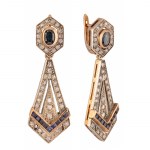 Earrings, 2nd half of the 20th century.
