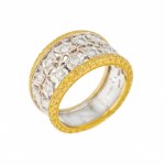 Buccellati type ring, 2nd half of 20th century.