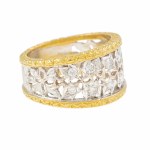 Buccellati type ring, 2nd half of 20th century.