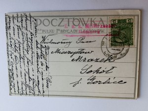 POSTCARD POLISH LEGIONS, REST UNDER BOGORIA, PRE-WAR, STAMP, STAMP LVIV
