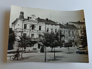 POSTCARD PRL PRZEMYŚL FRAGMENT OF A MARKET SQUARE