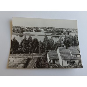 POSTCARD PRL MIKOŁAJKI GENERAL VIEW