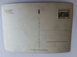 POSTCARD PRL JAGNIĄTKÓW GENERAL VIEW, STAMP