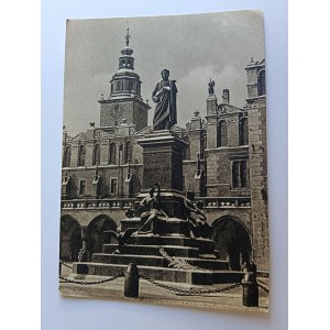 POCZTÓWKA PRL KRAKÓW POMNIK MICKIEWICZA