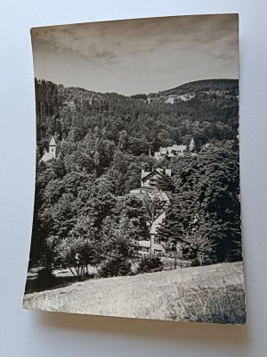 POSTCARD PRL MIĘDZYGÓRZE GENERAL VIEW