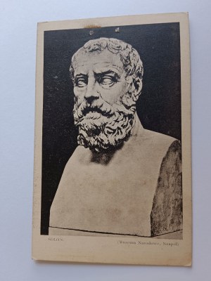 POSTCARD PAINTING SOLON PRE-WAR