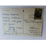 NAME POSTCARD PAINTING POLISH FLOWERS