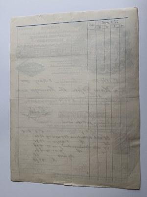 SONNENBERG, ADOLF RICHTER, BILL STAMP 1906