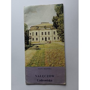HALINA BUKOWSKA, NAŁECZÓW UZDROWISKO FOLDER 1984