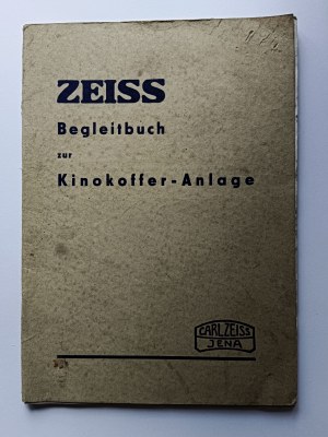 CINEMA CAMERA COMPANY CARL ZEISS JENA , MANUAL, WARRANTY 1948