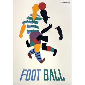 Football, projekt z 1948, druk z 1988, proj. Henryk TOMASZEWSKI (1914-2005)