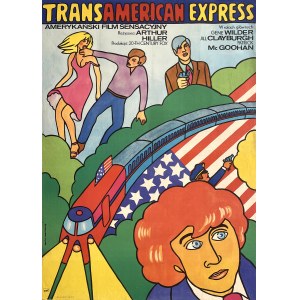 Trans American Express, 1977, designed by Maria Mucha IHNATOWICZ (b. 1937)