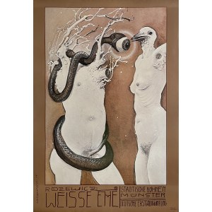 Weisse Ehe, dessin 1978 (réimpression), dessiné par Franciszek STAROWIEYSKI (1930-2009)