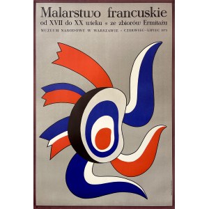 Peinture française de la collection de l'Ermitage, Musée national de Varsovie, 1973, conçue par Hubert HILSCHER (1924-1999)