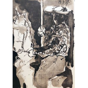 Pablo Picasso (1881 - 1973), Z cyklu Toros y Toreros (Byki i toreadorzy), 1961