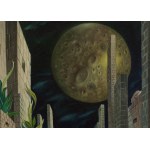 Georges Spiro (Jerzy Spiro, 1909 Warsaw - 1994 Nice), Moon with a Weeping Rose