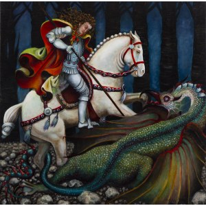 Magdalena Boroń (b. 1969, Krakow), St. George, 2023