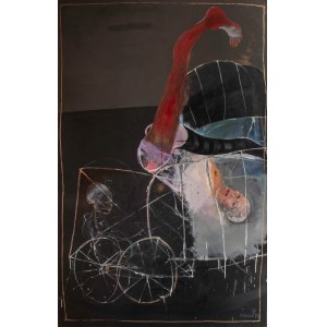Henryk Cześnik (geb. 1951), Auf dem Skilift, 1993