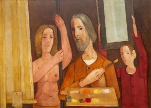 Kiejstut Bereźnicki (ur. 1935), W pracowni, 1999