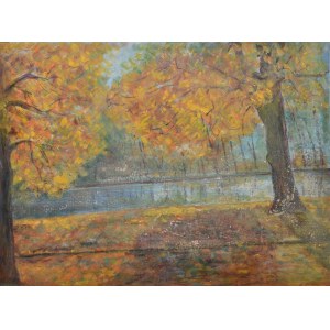 Ossecki W.W., Trees and the river in autumn