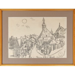 Edward Dwurnik, Chęciny (Drawing No. 40), 1965