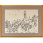 Edward Dwurnik, Chęciny (Rysunek nr 40), 1965