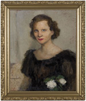 Alfons Karpiński, PORTRET KOBIETY, VII 1954