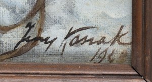Jerzy Kossak (1886 Kraków - 1955 Kraków), Ułan z koniem, 1923