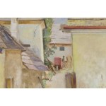 Jacek Malczewski (1854 Radom - 1929 Krakov), Vesnická ulice, 1894