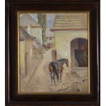 Jacek Malczewski (1854 Radom - 1929 Krakov), Vesnická ulice, 1894