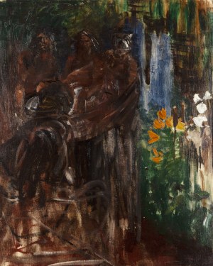 Jacek Malczewski (1854 Radom - 1929 Kraków), Trzy gracje, lata 20. XX wieku