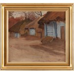 Włodzimierz Tetmajer (1862 Harklowa - 1923 Kraków), Road in Bronowice (Strzechy), 1911