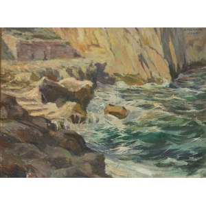 Alfred Żmuda (1897 Kraków - 1966 ), Widok morski z Capri