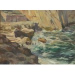 Alfred Żmuda (1897 Kraków - 1966 ), Widok morski z Capri