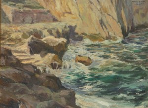 Alfred Żmuda (1897 Kraków - 1966 ), Widok morski z Capri