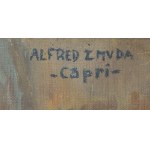 Alfred Żmuda (1897 Kraków - 1966 ), Widok morski z Capri