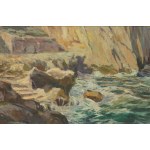 Alfred Żmuda (1897 Kraków - 1966 ), Widok morski z Capri