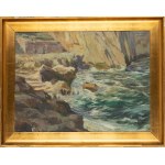 Alfred Żmuda (1897 Kraków - 1966 ), Widok morski z Capri