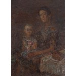 Konstanty Mackiewicz (1894 Małoryta k. Brześcia - 1985 Łódź), Kobieta z dzieckiem, 1924