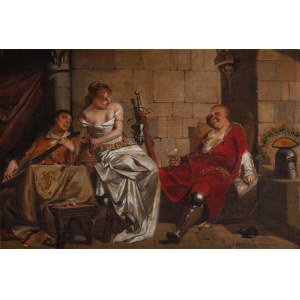 Jan Czeslaw Moniuszko (1853 Vilnius - 1908 Warsaw), Court Scene