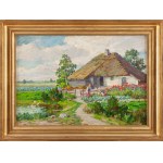 Emil Lindeman (1864 Warsaw - 1945 Ozorków near Lodz), Village garden