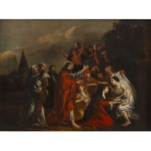 Autor nierozpoznany (XVIII w.), Wskrzeszenie Łazarza według Petera Paula Rubensa