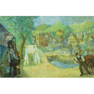 Chaim Goldberg (1917 Kazimierz Dolny - 2004 Boca Raton), Bliźniacy, 1991