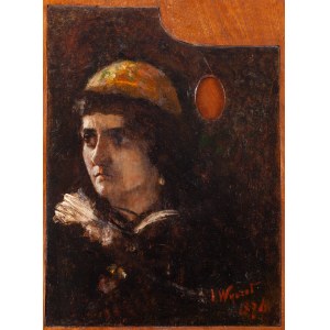 Leon Wyczółkowski (1852 Huta Miastkowska - 1936 Warsaw), Maryna Mniszchówna, 1896