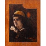 Leon Wyczółkowski (1852 Huta Miastkowska - 1936 Warsaw), Maryna Mniszchówna, 1896