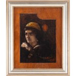 Leon Wyczółkowski (1852 Huta Miastkowska - 1936 Warsaw), Maryna Mniszchówna, 1896