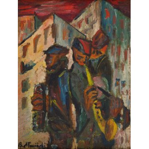 Boleslaw Stawinski (1908 Łódź - 1983 Bytom), Musicians in the City