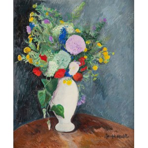 Joseph Hecht (1891 Łódź - 1952 Paryż), Martwa natura z kwiatami