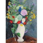 Joseph Hecht (1891 Łódź - 1952 Paryż), Martwa natura z kwiatami